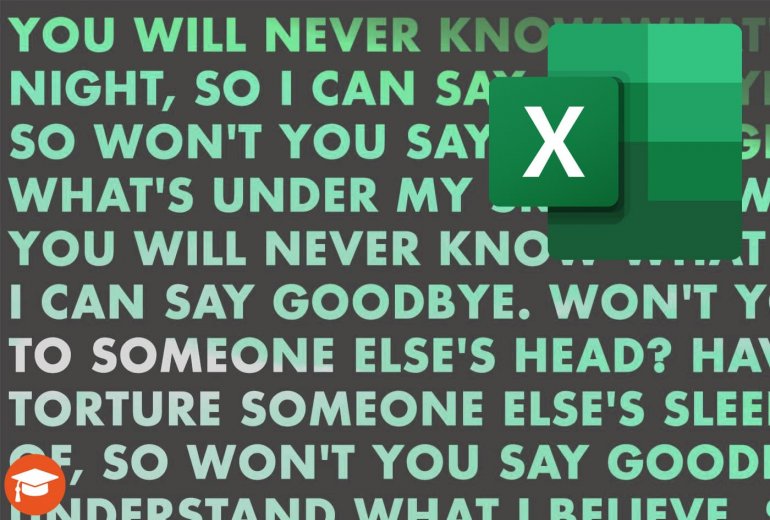 Функция ЕТЕКСТ в Excel